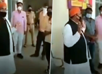 A BJP MLA from Uttar Pradesh, caught on camera warning people against buying vegetables from Muslims amid the nationwide coronavirus.