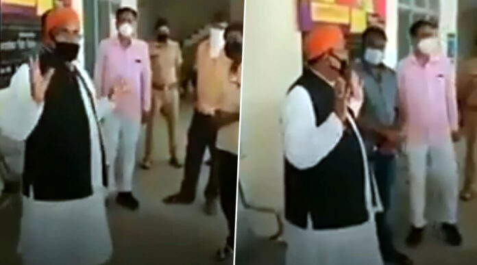 A BJP MLA from Uttar Pradesh, caught on camera warning people against buying vegetables from Muslims amid the nationwide coronavirus.