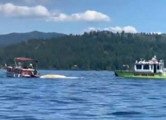 At least 8 killed in plane collision at Idaho lake