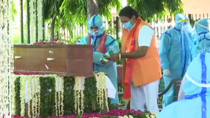Former President of India Pranab Mukherjee Last Rites